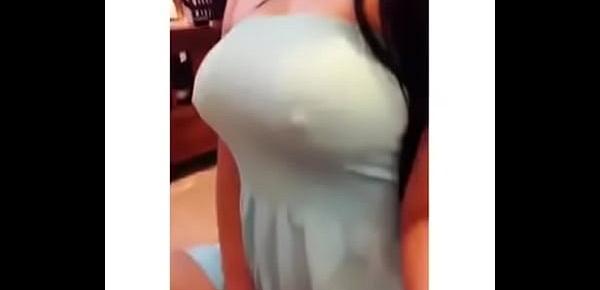  Woman with big breasts gets her nipple very rich 1